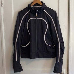 Lululemon Workout Jacket Charcoal Size 8